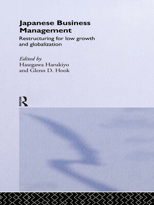cover image of Japanese Business Management
